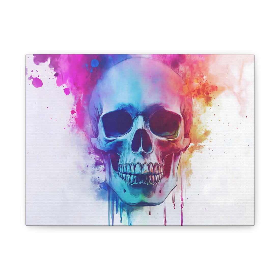 Tableau Tête De Mort Couleur