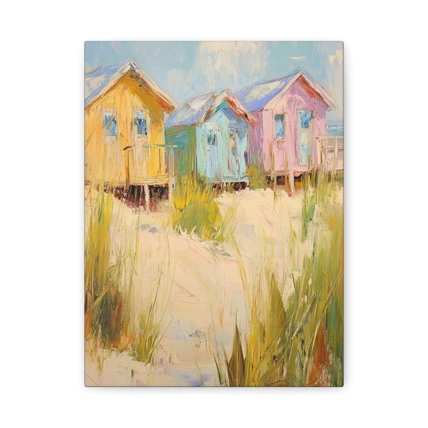 Tableau Peinture Cabine De Plage