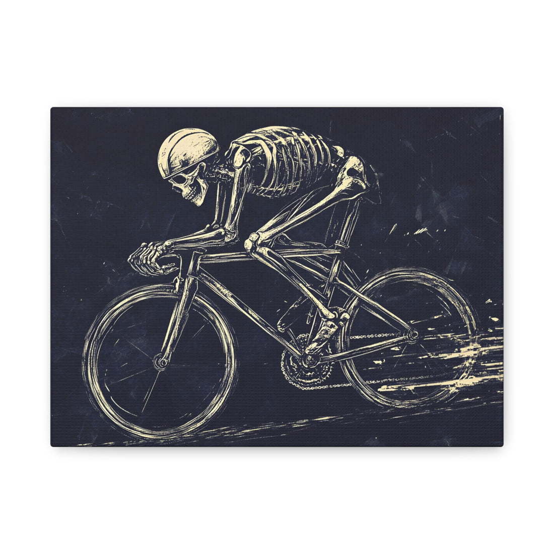 Tableau Tête De Mort Sur Vélo