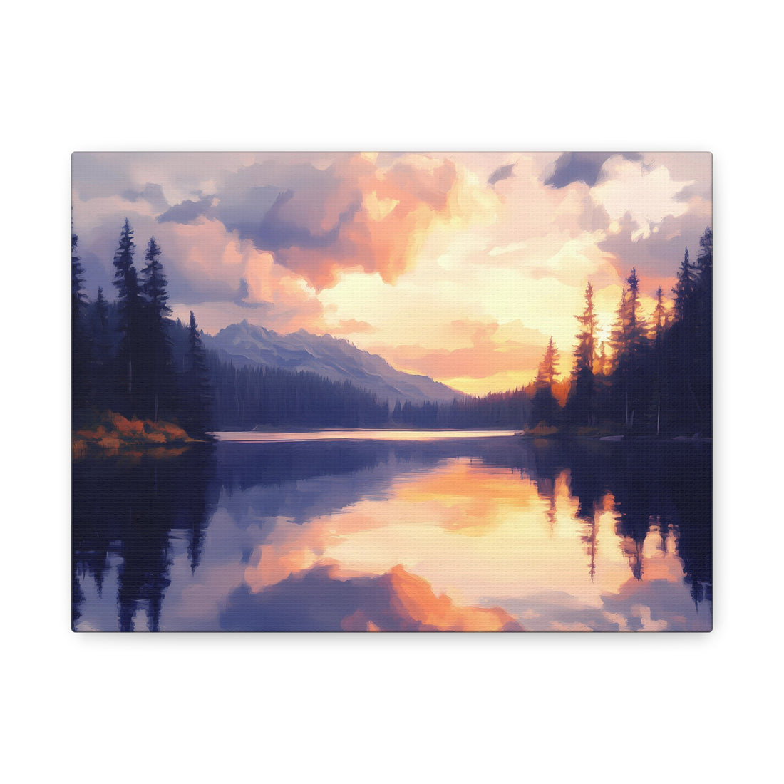 Tableau Coucher De Soleil Pour Chambre