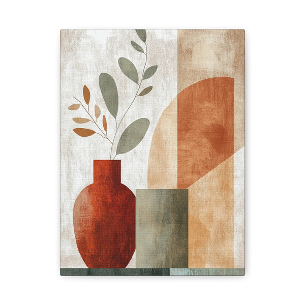 Tableau Terracotta Et Vert