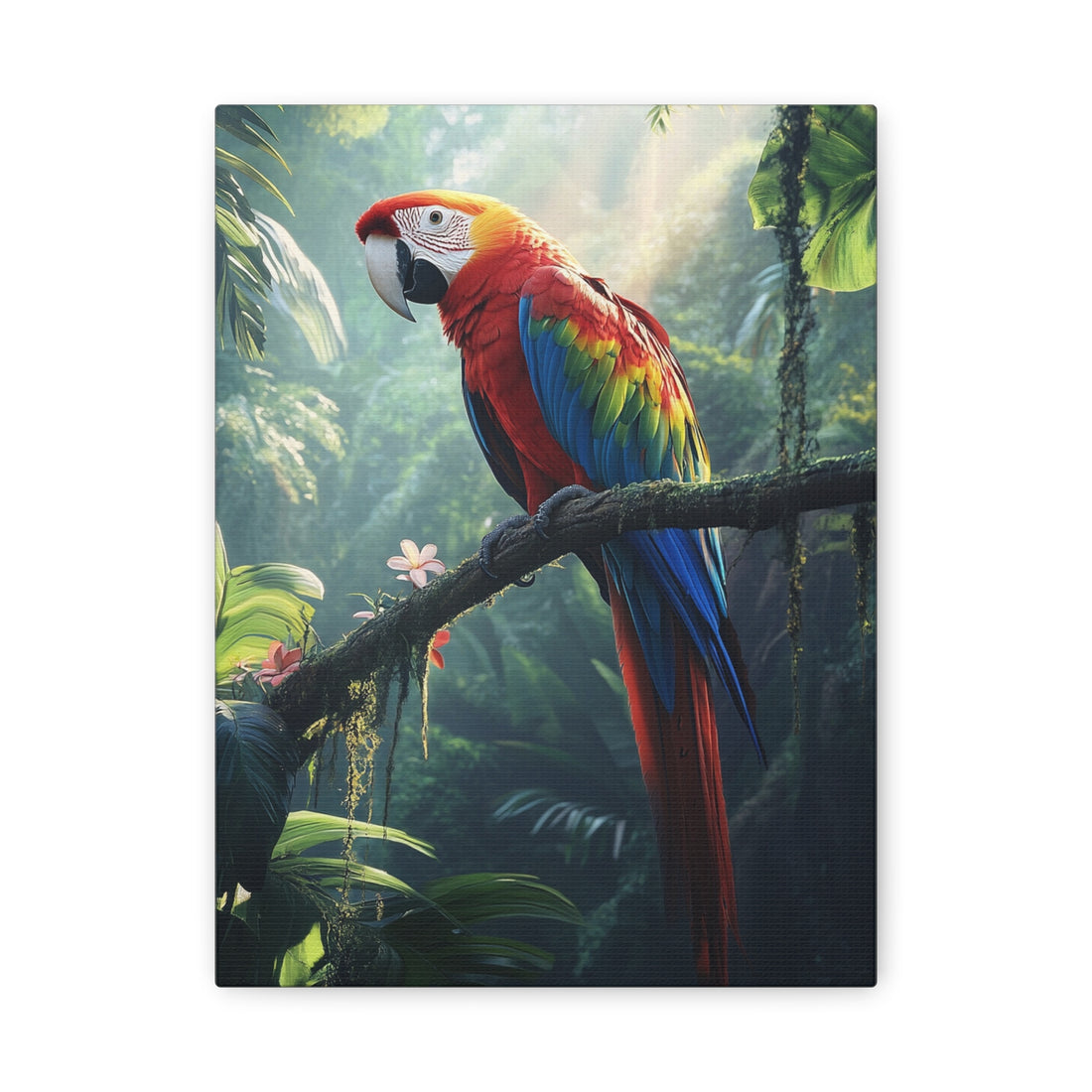 Tableau Jungle Perroquet