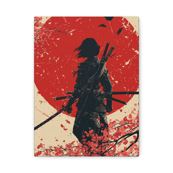 Tableau Guerrière Japonaise