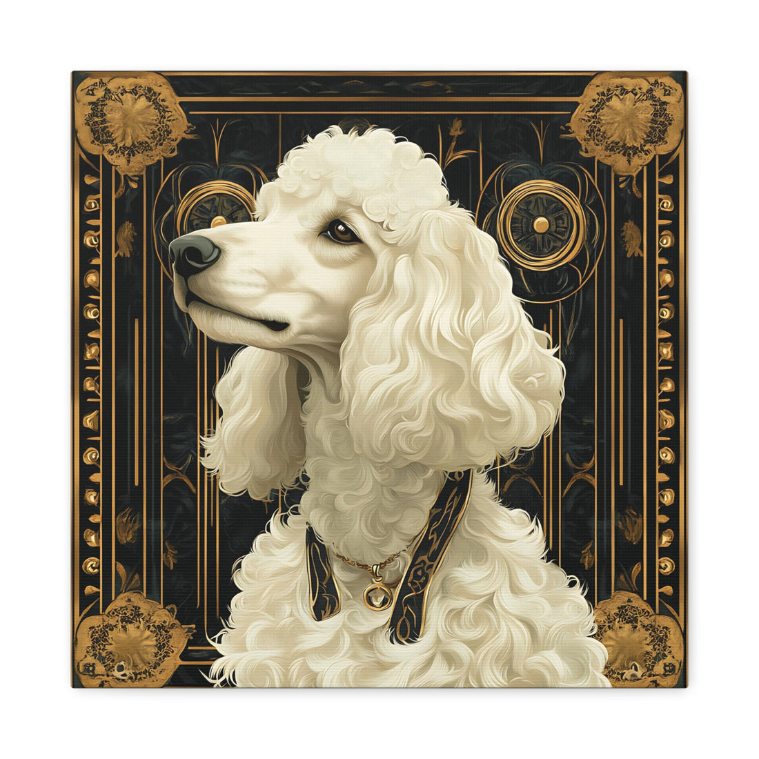 Tableau Caniche Decoratif