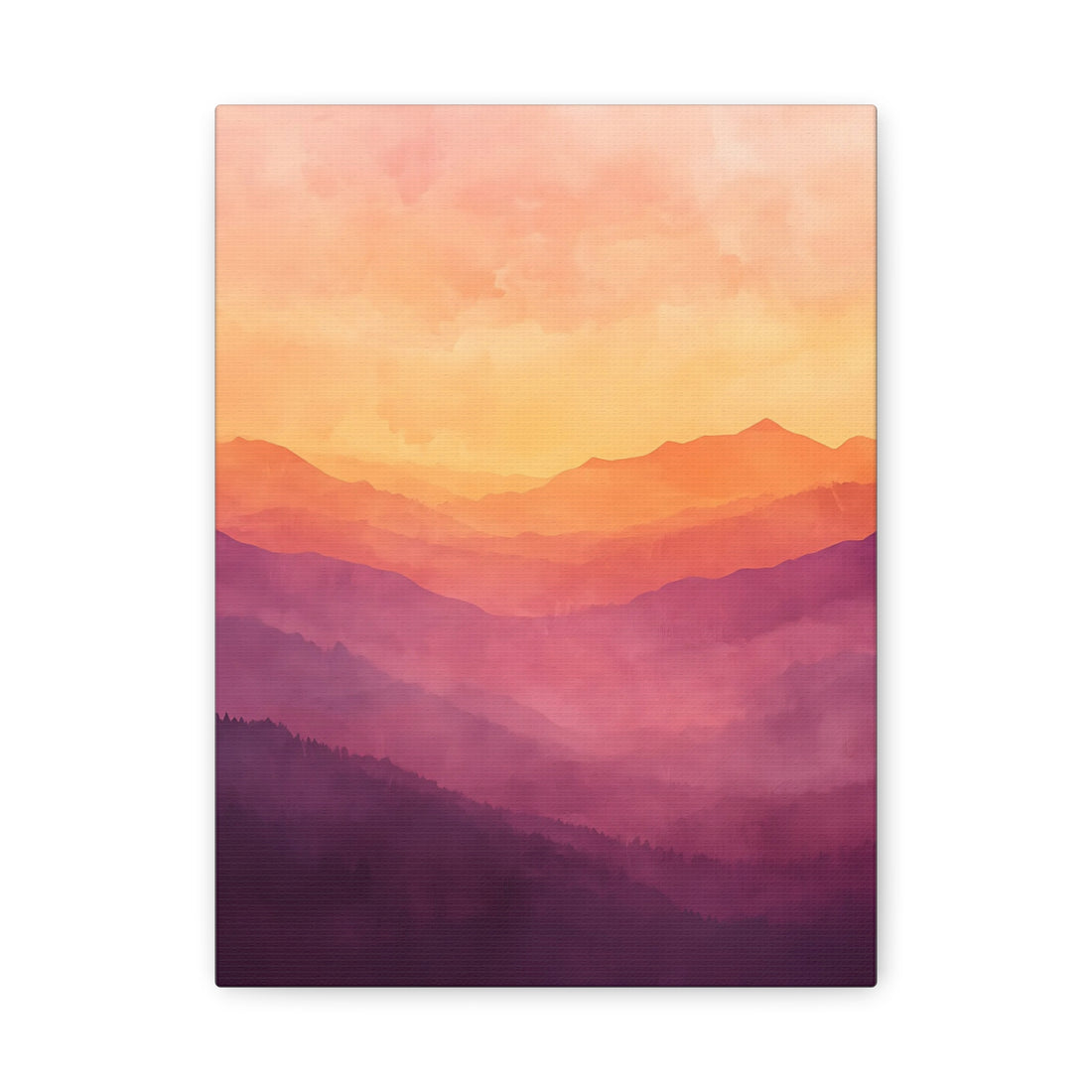 Tableau Coucher De Soleil Abstrait