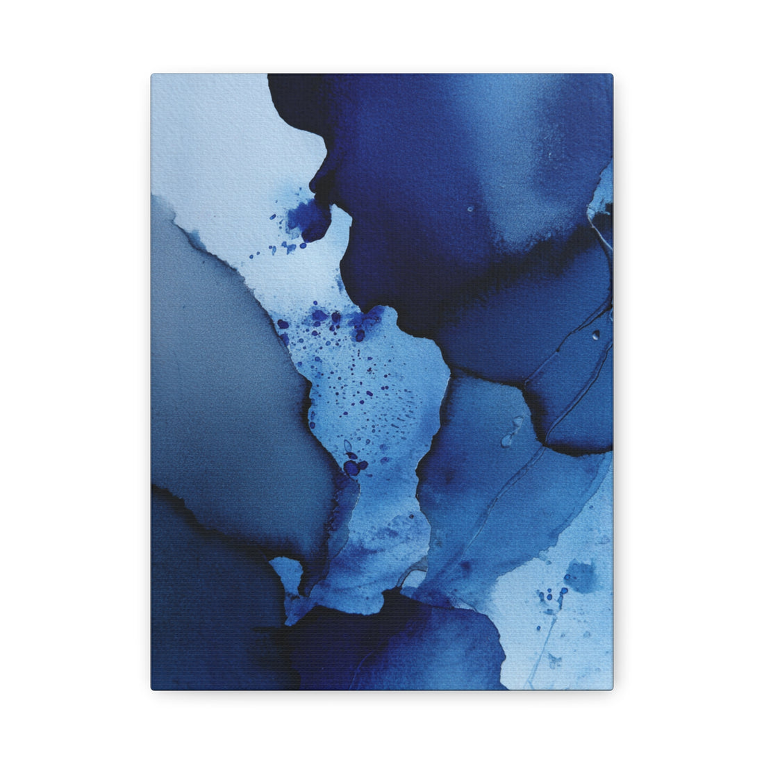 Tableau Aquarelle Bleue Foncée
