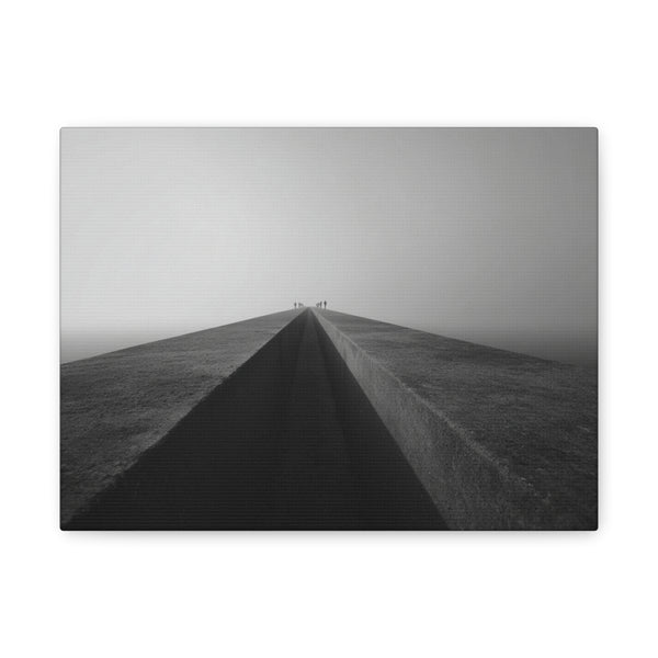 Tableau noir et blanc Profondeur de vue