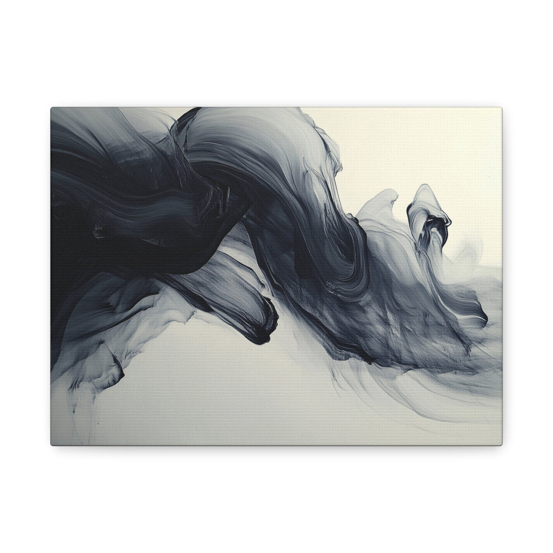 Tableau Abstrait Noir Et Blanc Gris