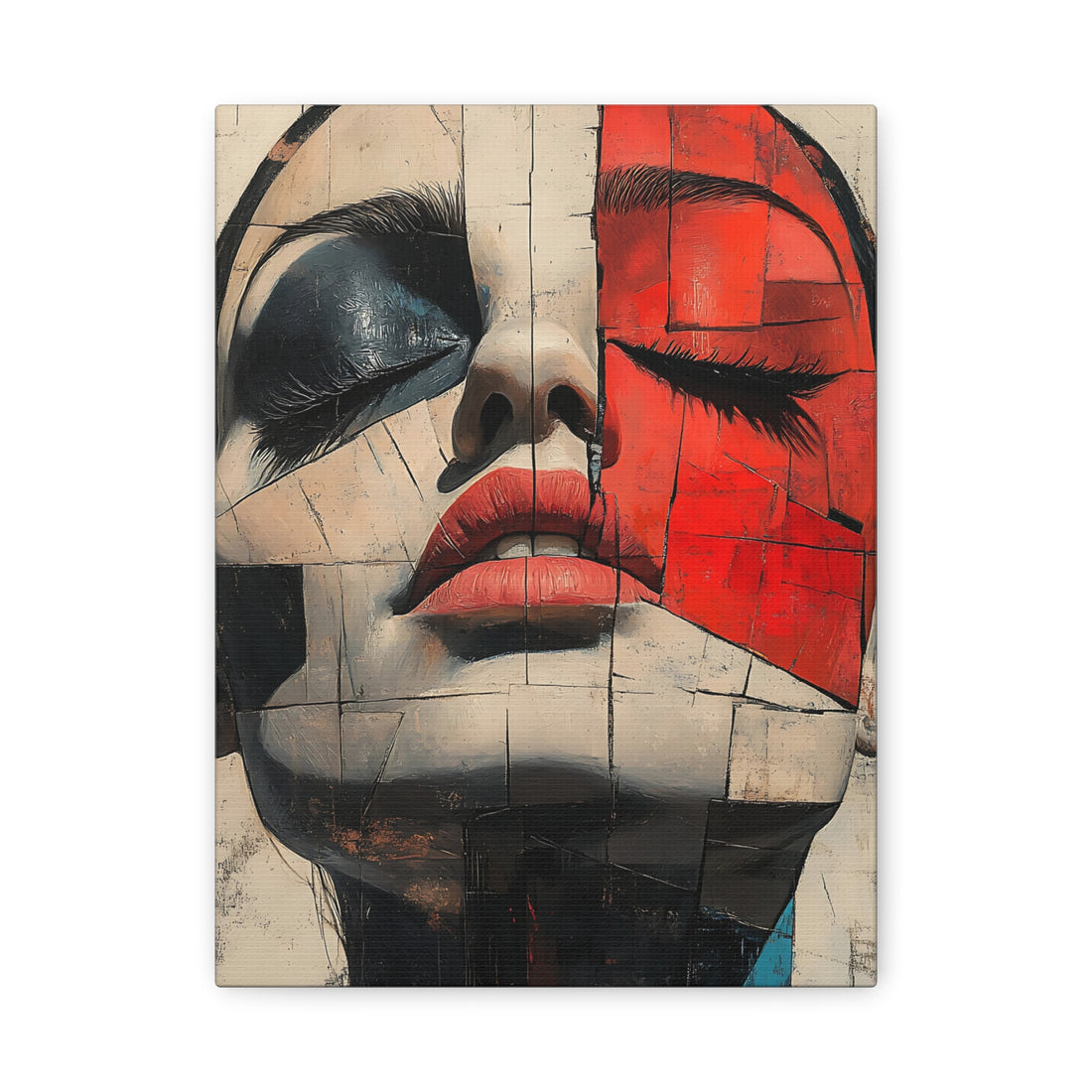 Tableau Visage Contemporain
