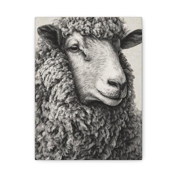 Tableau Noir & Blanc - Vintage Mouton