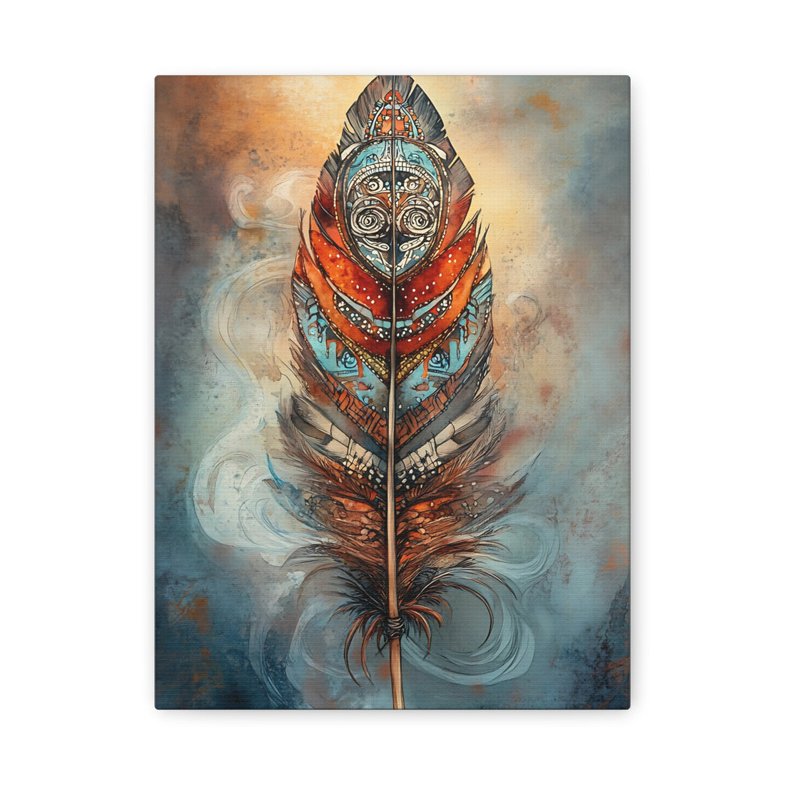 Tableau Plume Indien
