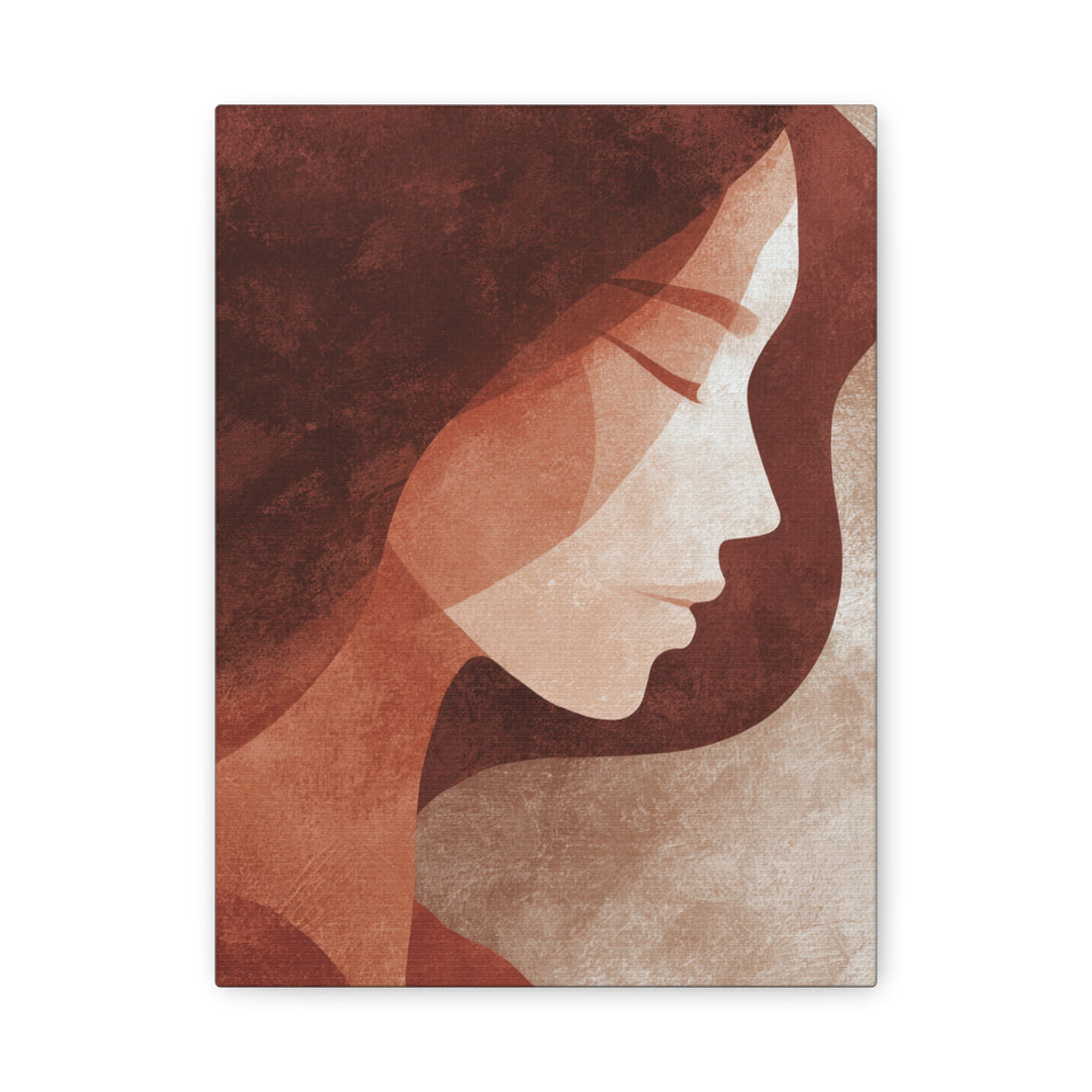 Tableau Visage Terracotta