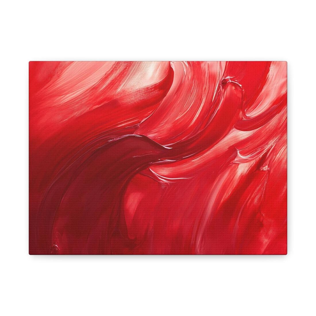 Tableau Abstrait Rouge
