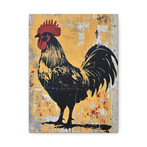 Tableau Street Art Coq