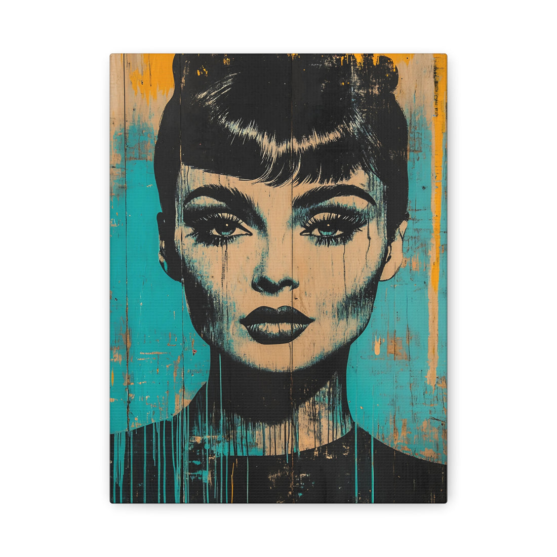 Tableau Street Art Audrey Hepburn