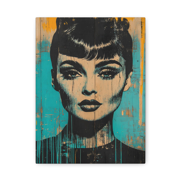 Tableau Street Art Audrey Hepburn