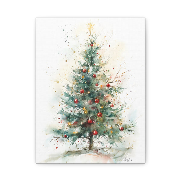 Tableau Peinture Sapin De Noël