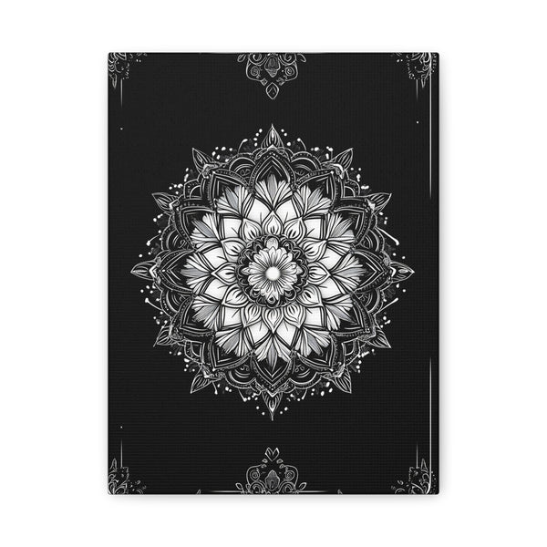 Tableau Mandala Noir & Blanc