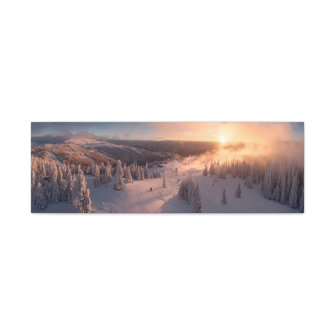 Tableau Panoramique Ski
