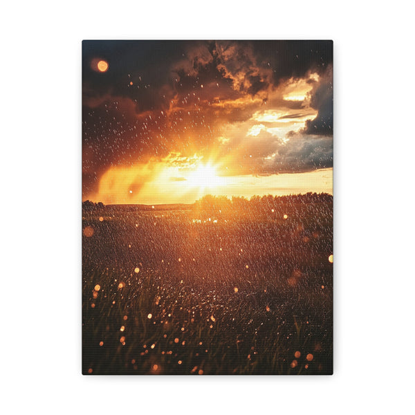 Tableau Coucher De Soleil & Pluie