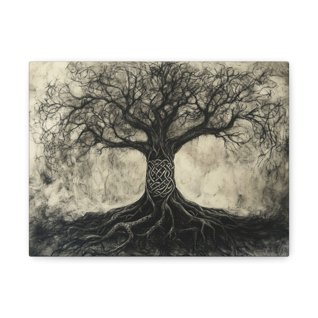 Tableau Arbre De Vie Au Fusain