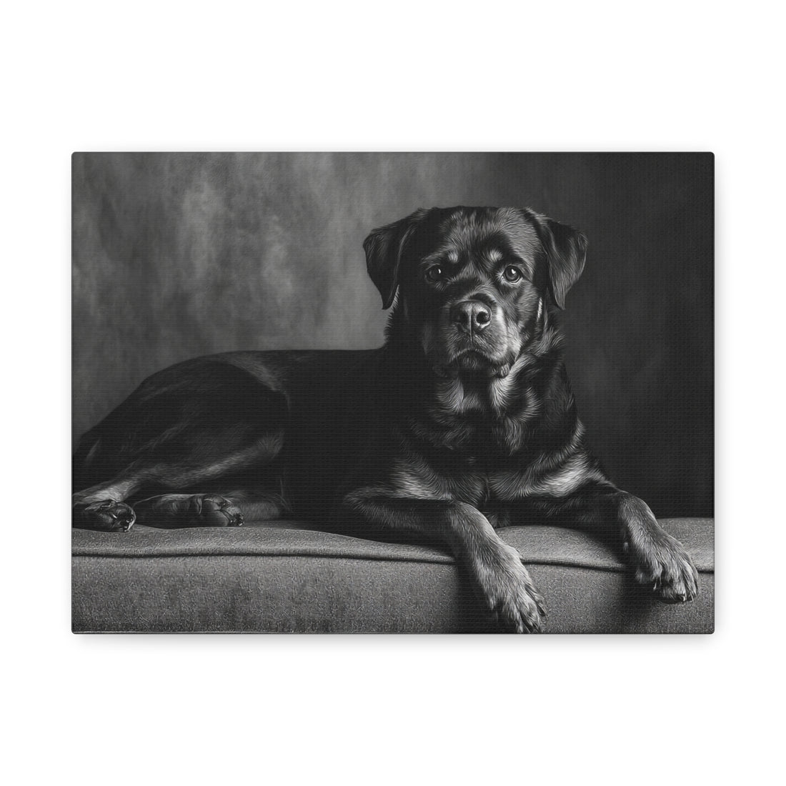Tableau Noir & Blanc - Rottweiler