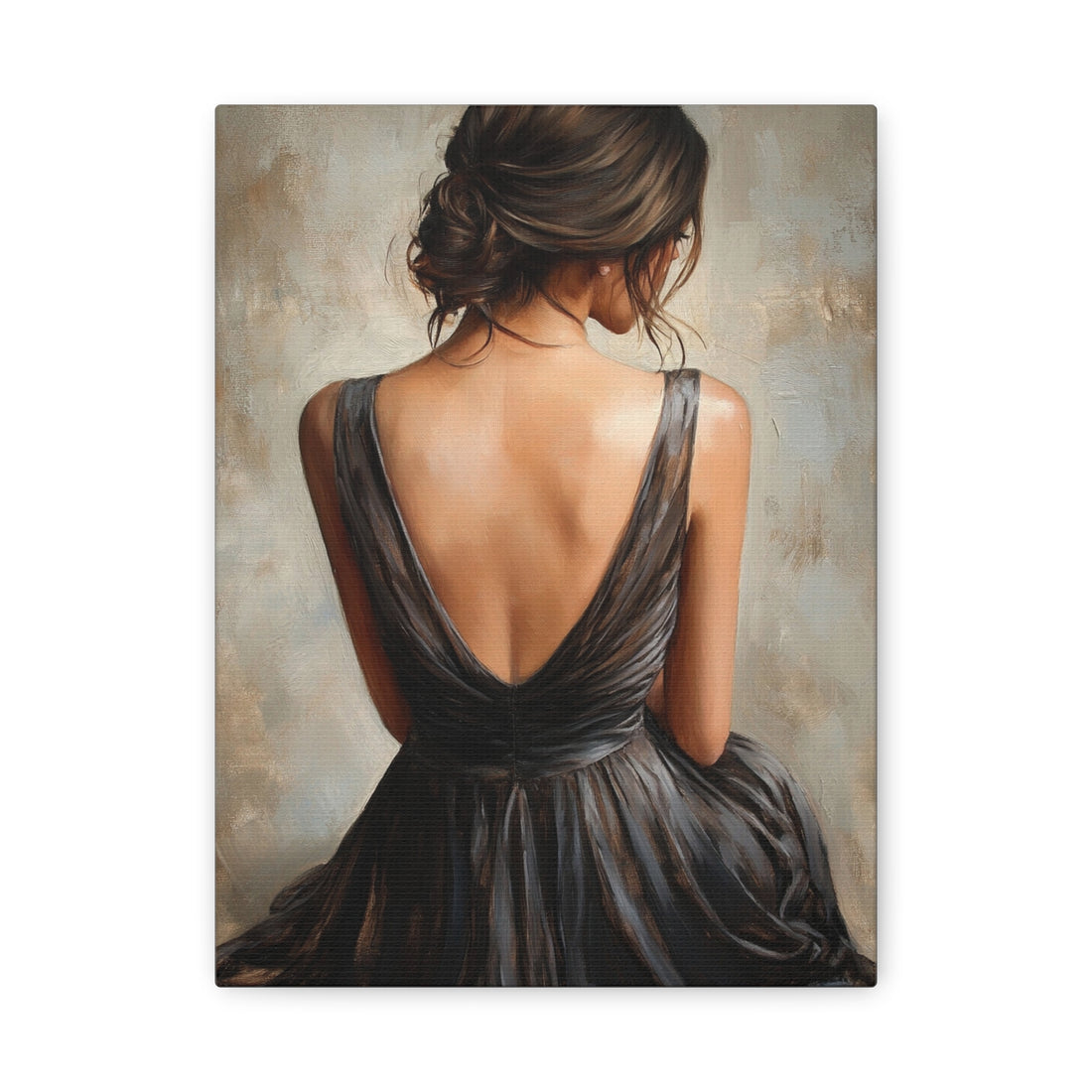 Tableau Femme Assise De Dos