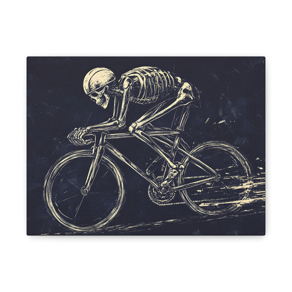 Tableau Tête De Mort Sur Vélo