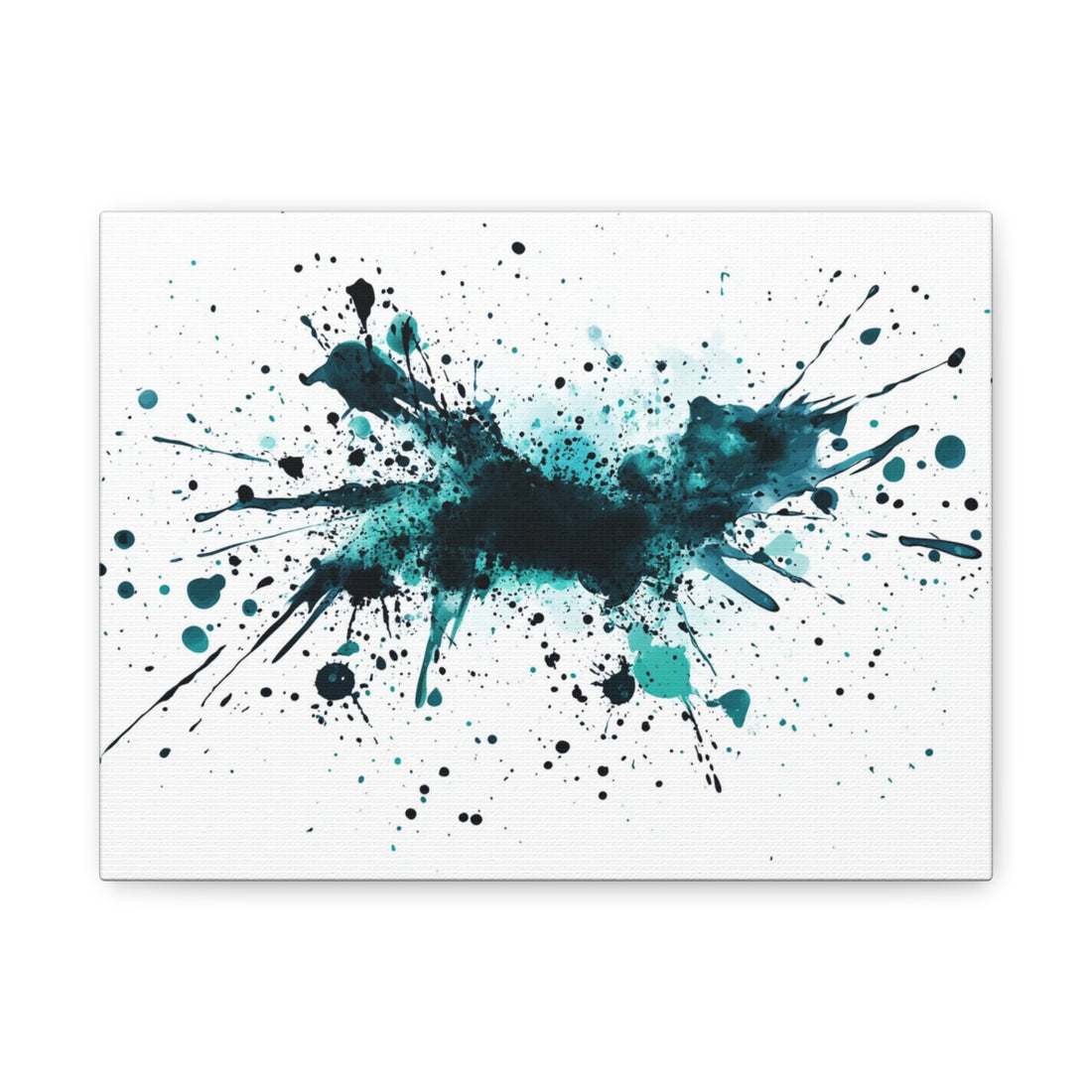 Tableau Abstrait Bleu Turquoise
