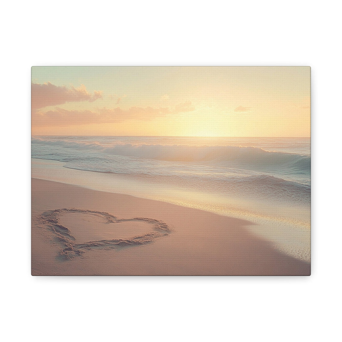 Tableau Plage Coeur Sur Sable