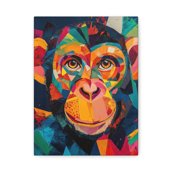 Tableaux Singe Multicolore