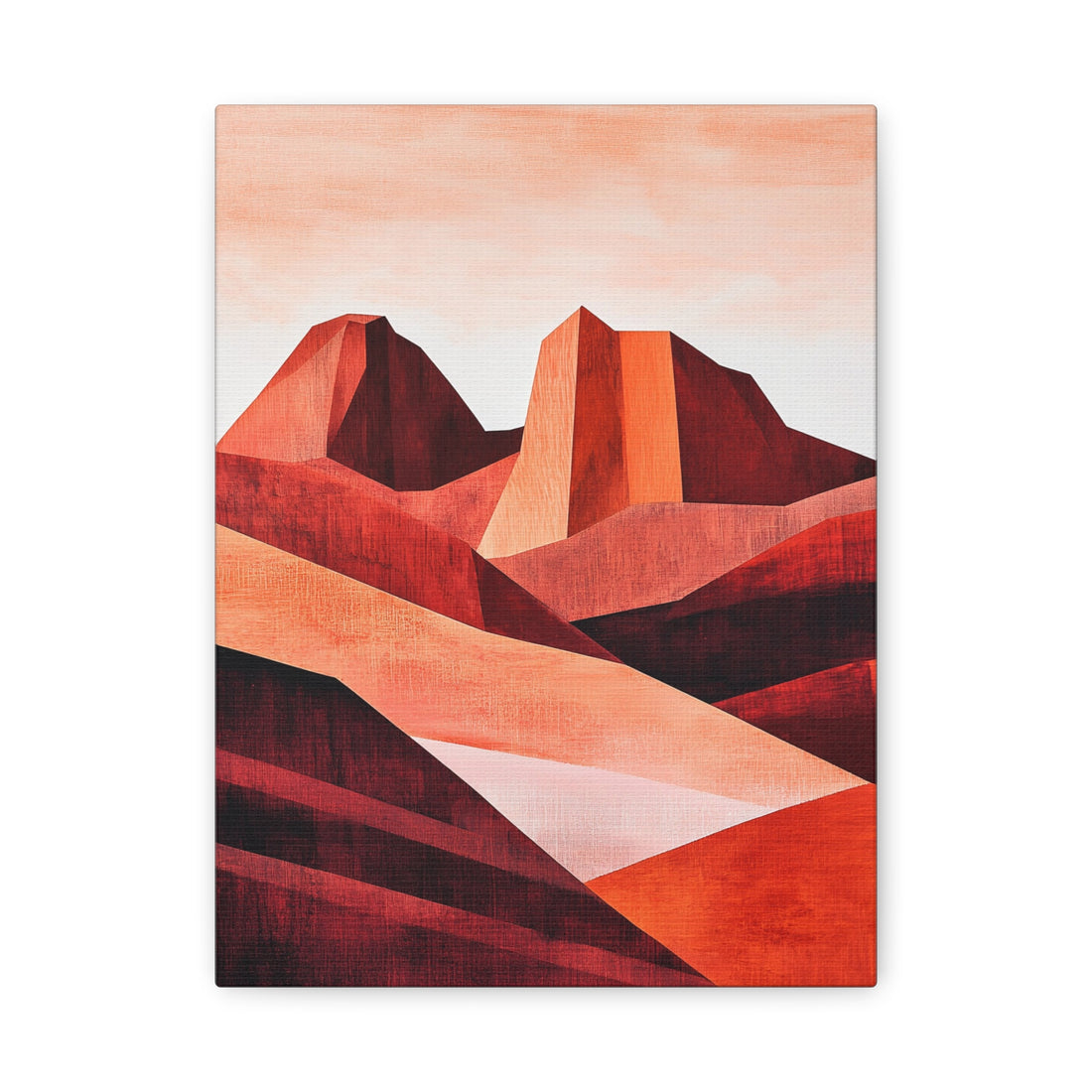 Tableau Terracotta & Rouge
