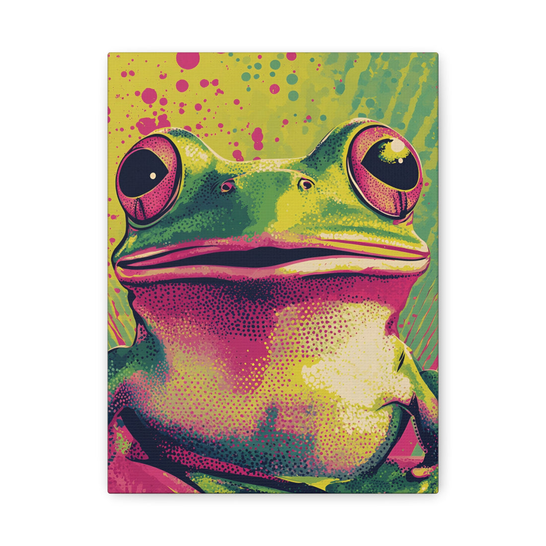 Tableau Pop Art Grenouille