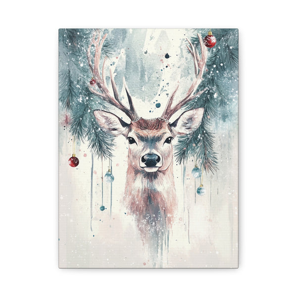 Tableau Aquarelle Cerf DéCo De NoëL