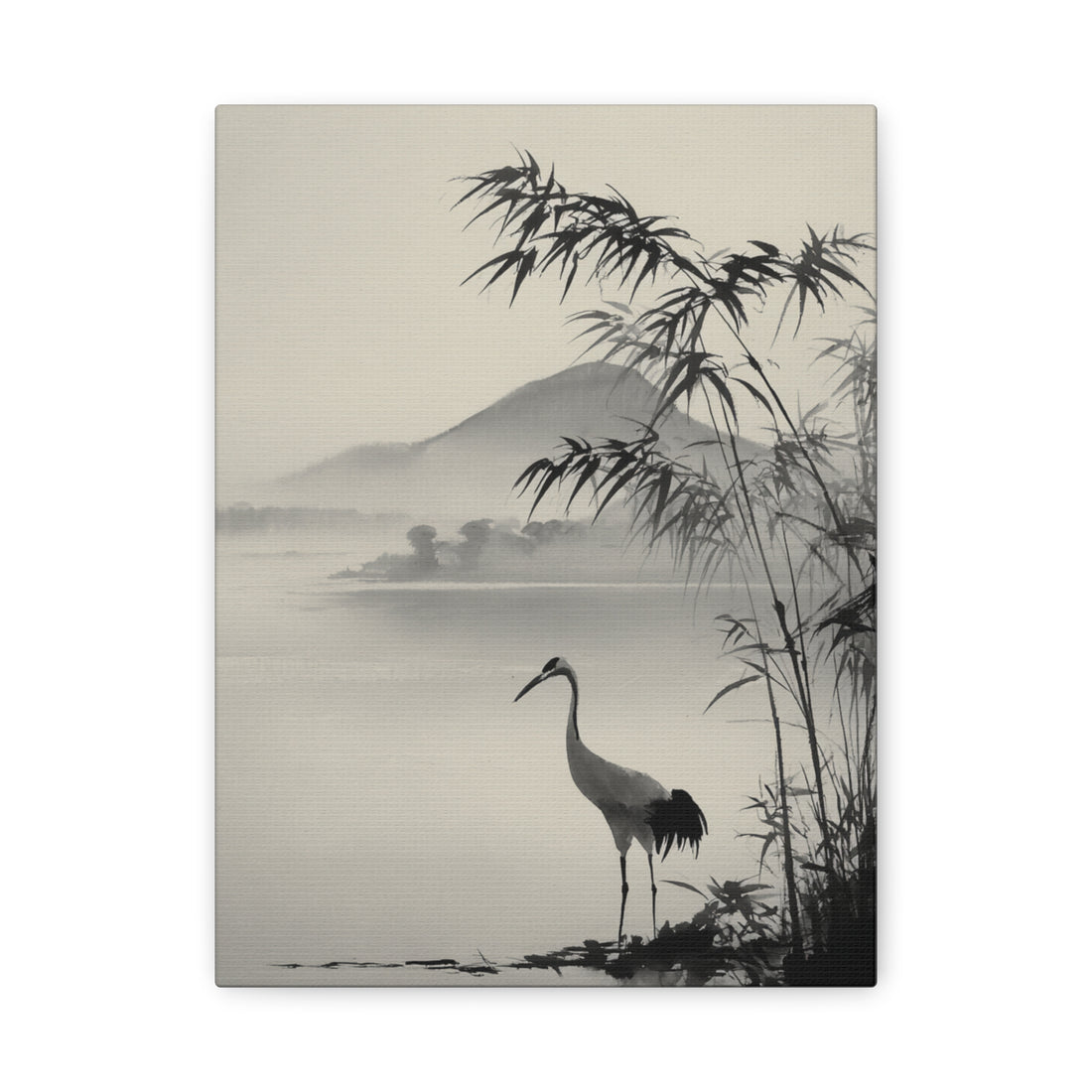 Tableau peinture sumi-e