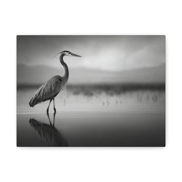 Tableau Oiseau Noir & Blanc