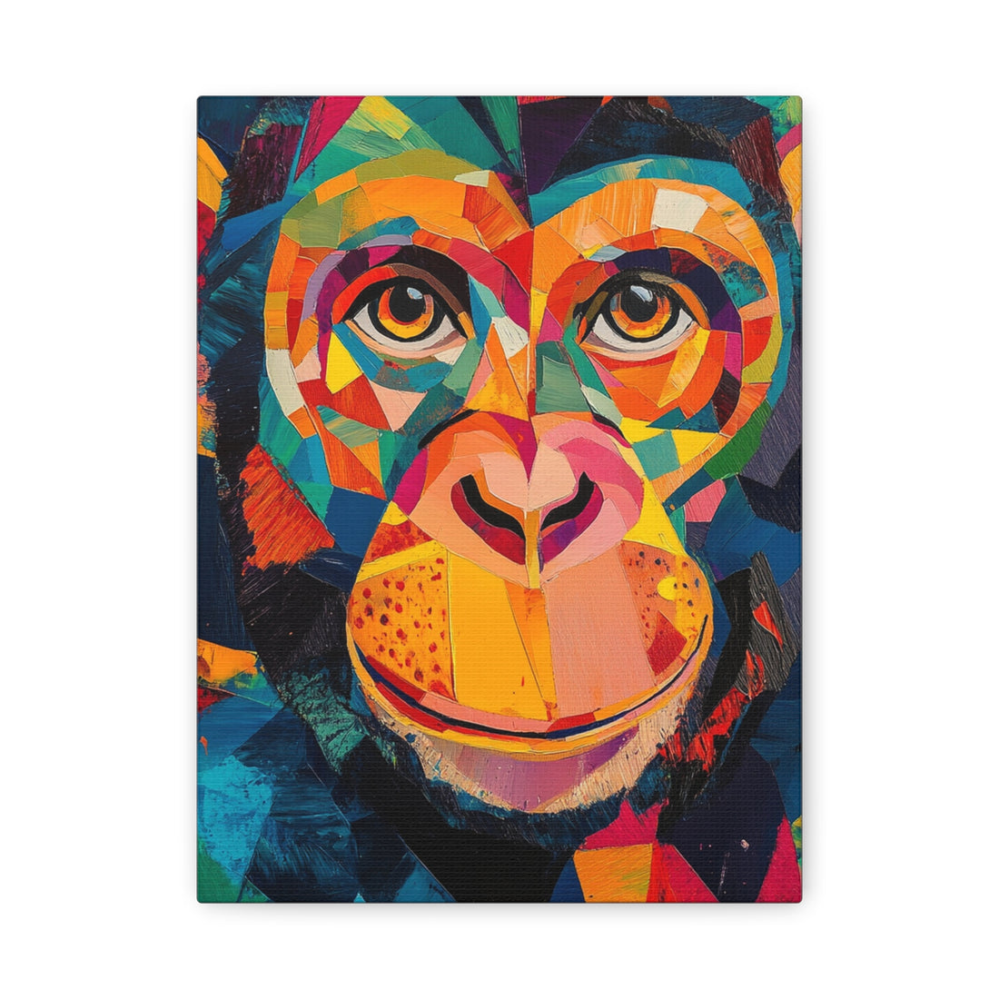 Tableaux Singe Multicolore