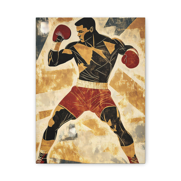 Tableau Boxe Vintage