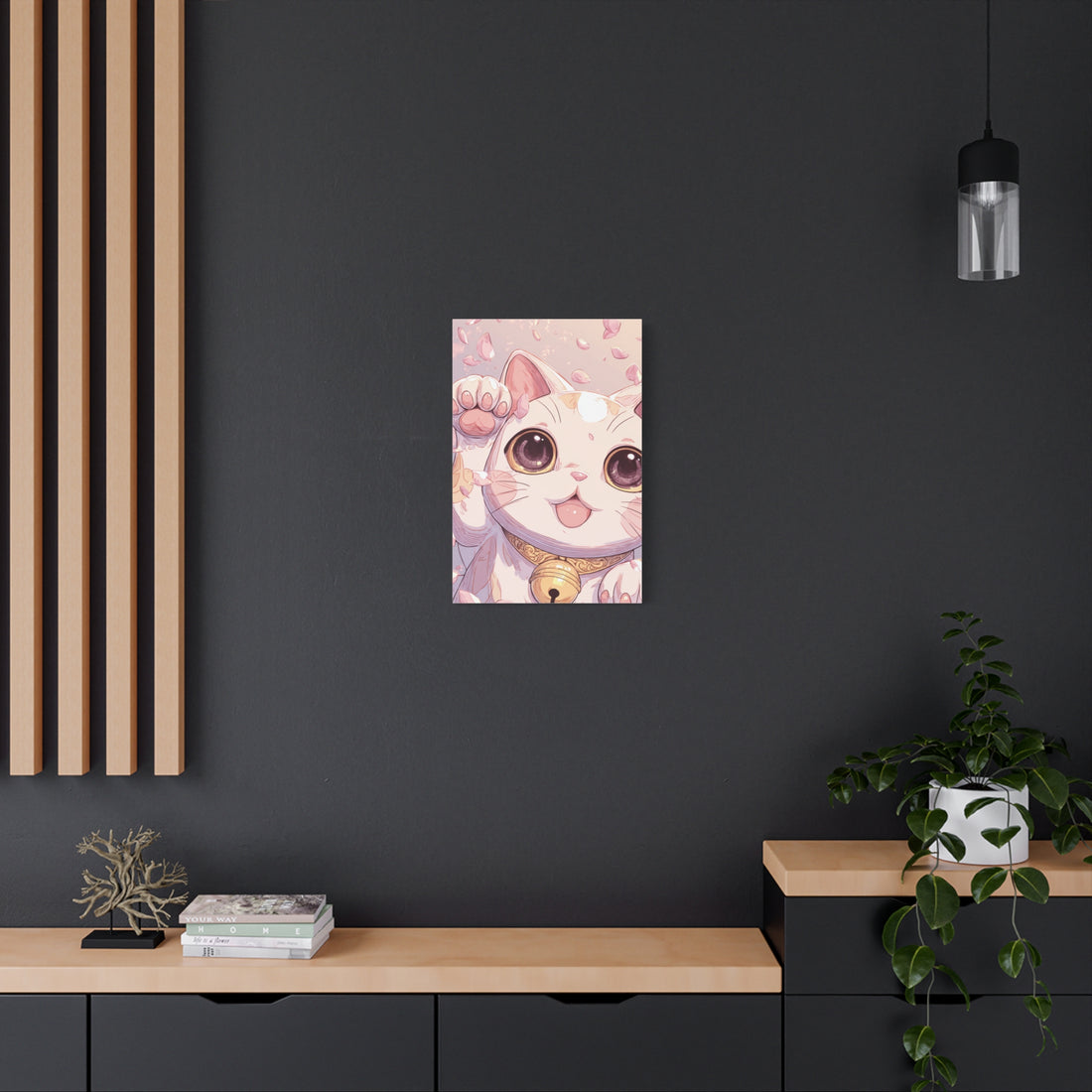 Tableau chat maneki-neko