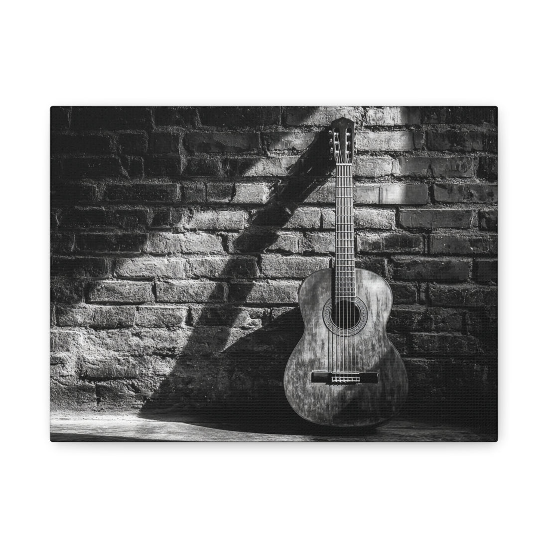 Tableau Noir & Blanc Guitare