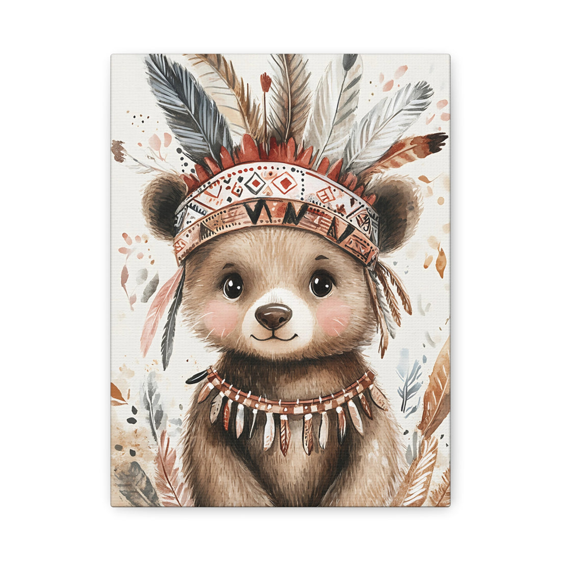 Tableau Bébé Ours Indien