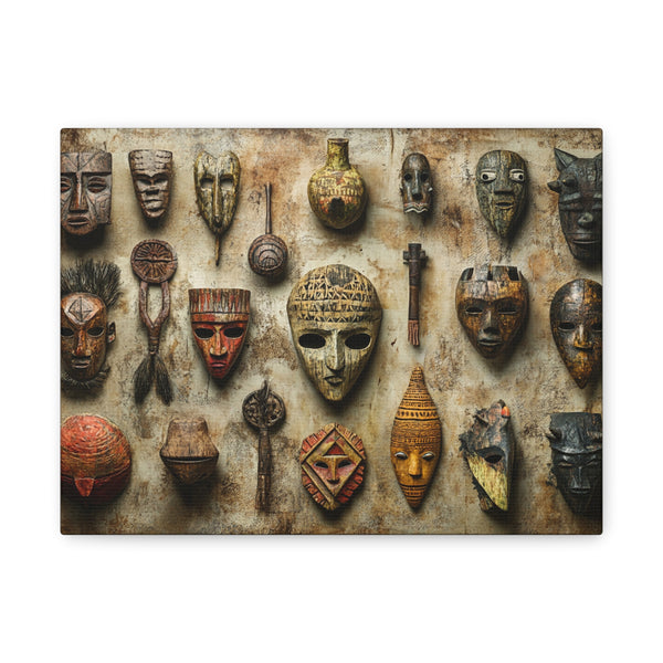 Tableau Masque Africain