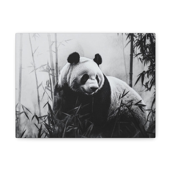 Tableau Panda Noir Et Blanc