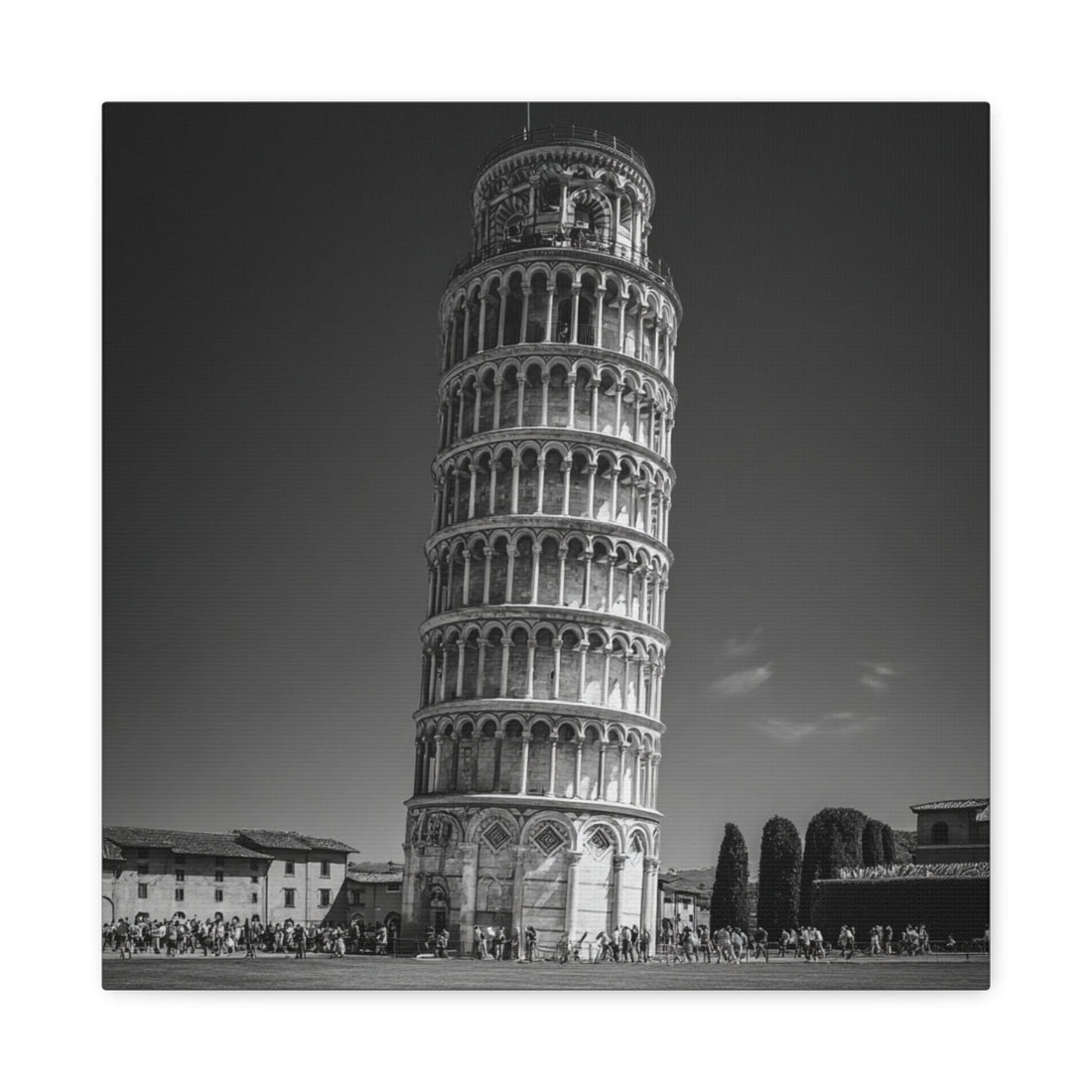 Tableau Noir & Blanc - Tour de Pise