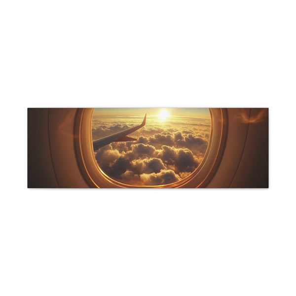 Tableau Panorama Hublot Avion