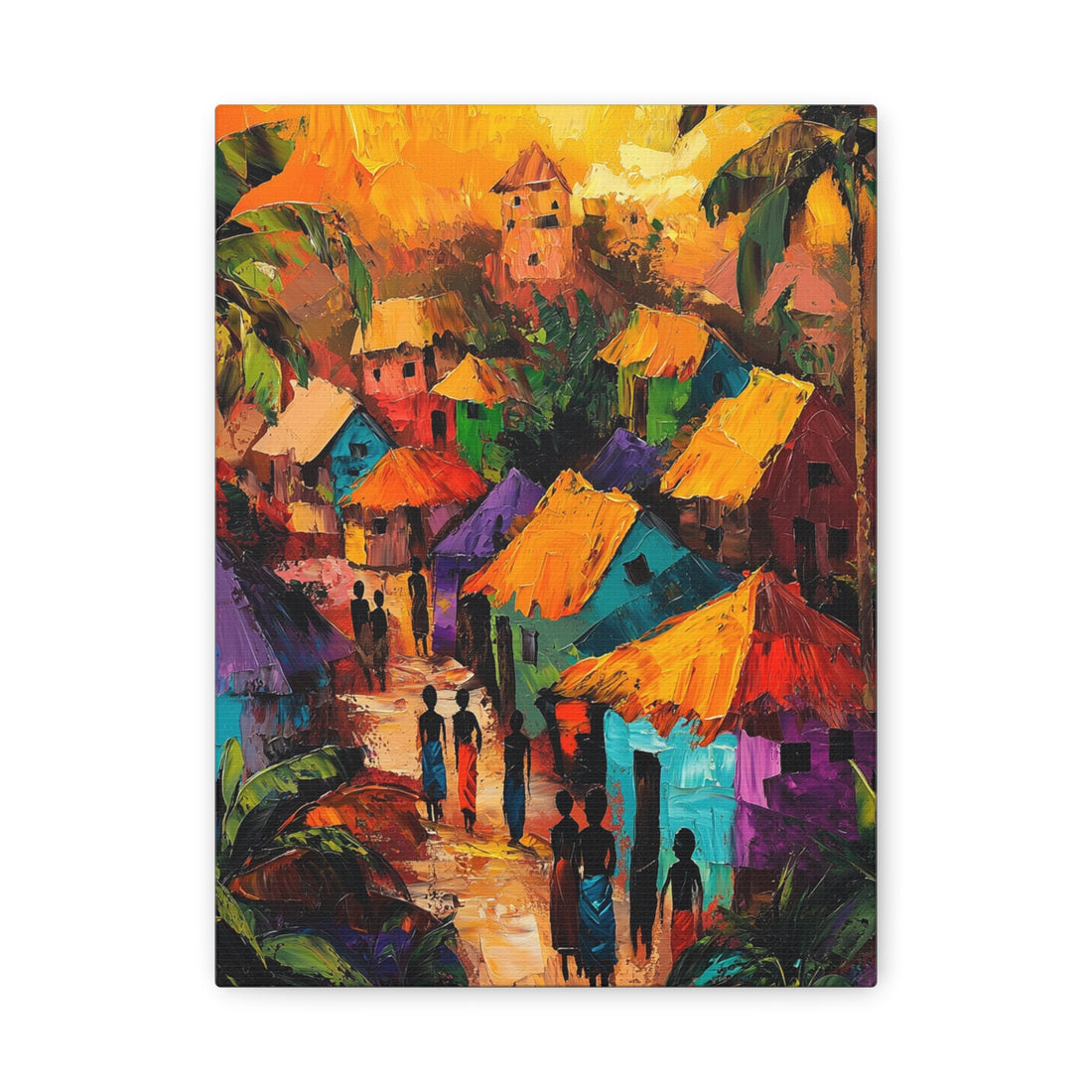 Tableau Peinture Acrylique Africain