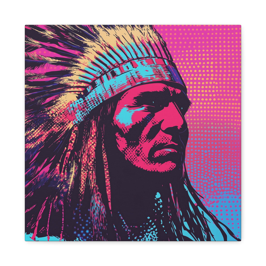 Tableau Pop Art Indien