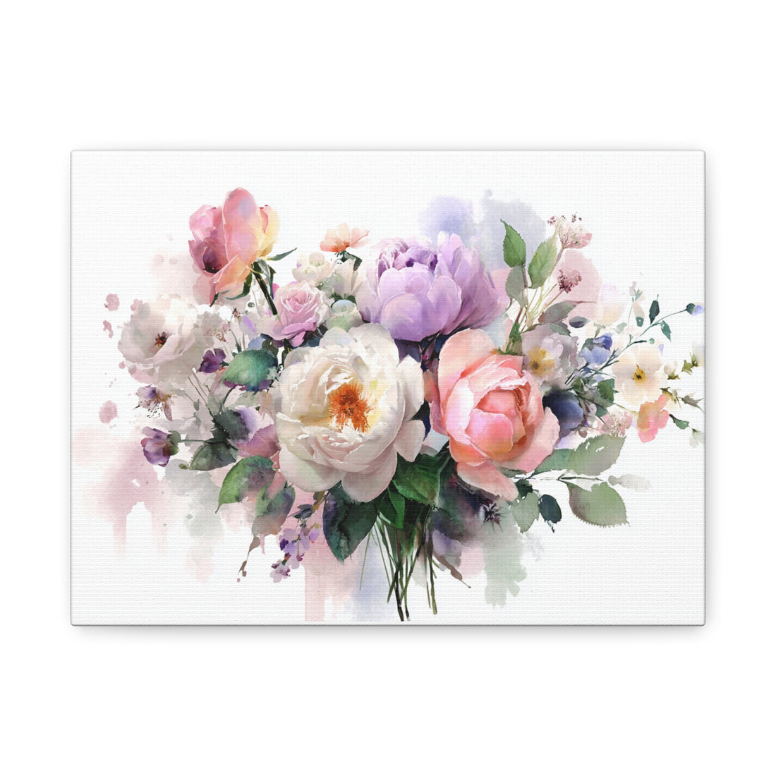 Tableau Aquarelle Bouquet de Fleurs