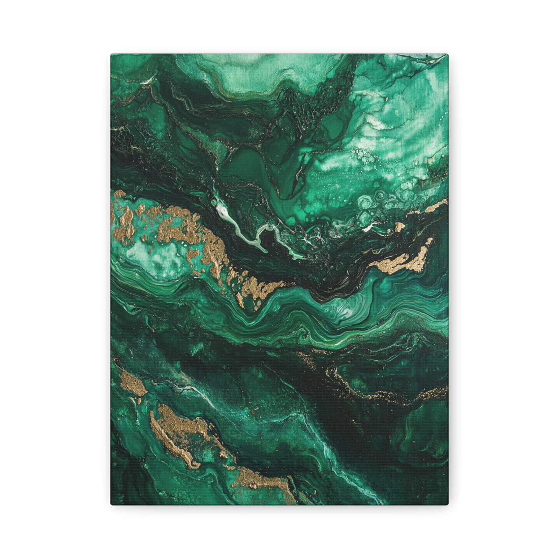 Tableau Abstrait Vert