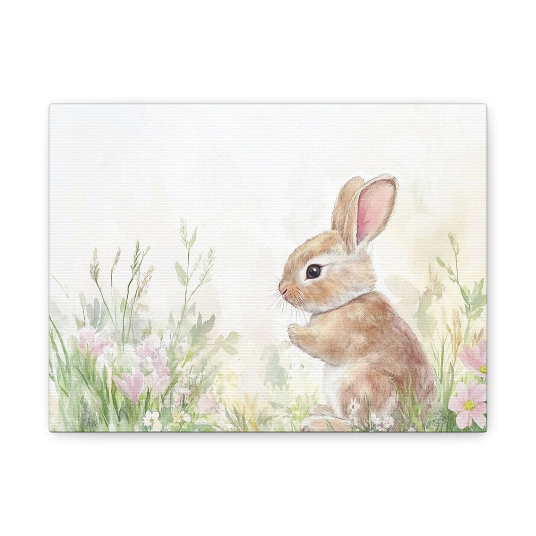Tableau Aquarelle Lapin Enfant